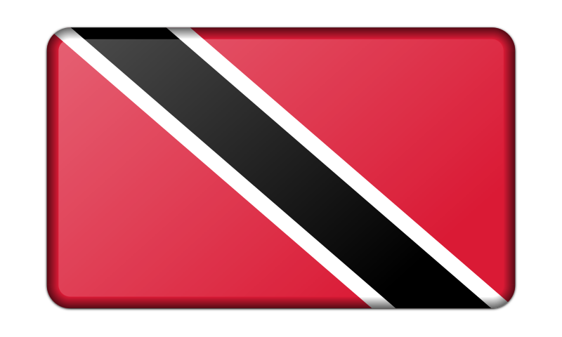 Flag of Trinidad and Tobago (bevelled)