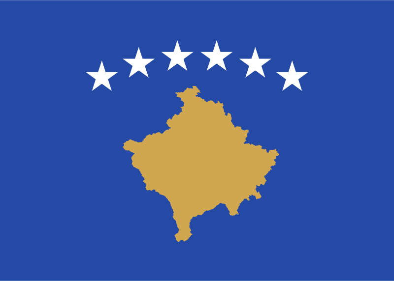 Flag of Kosovo - Flamuri Kosoves