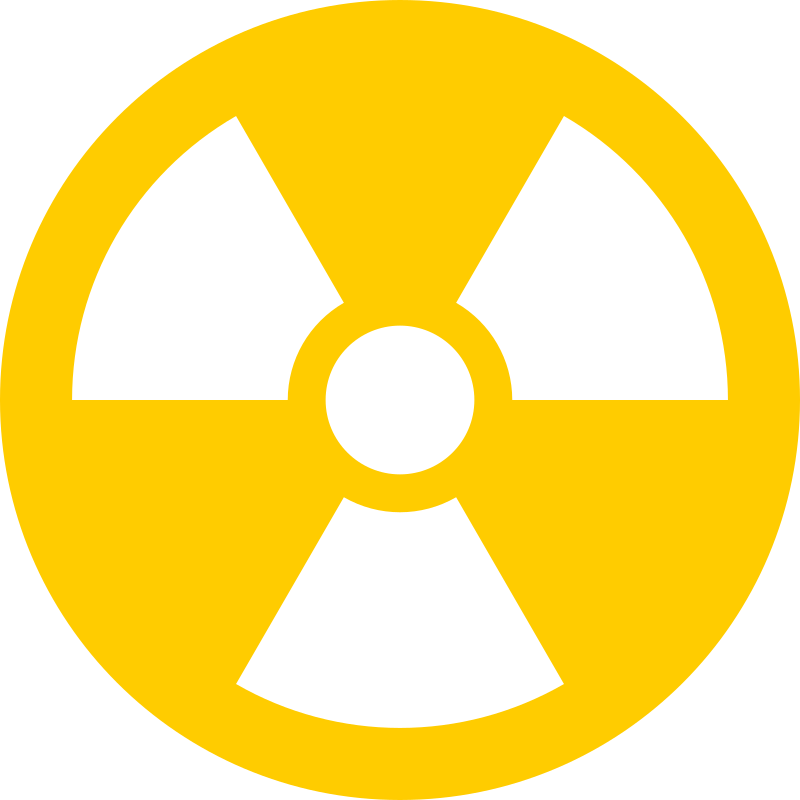 radioactive transparent icon