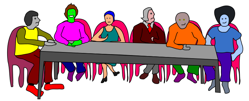 Meeting Table - colorful