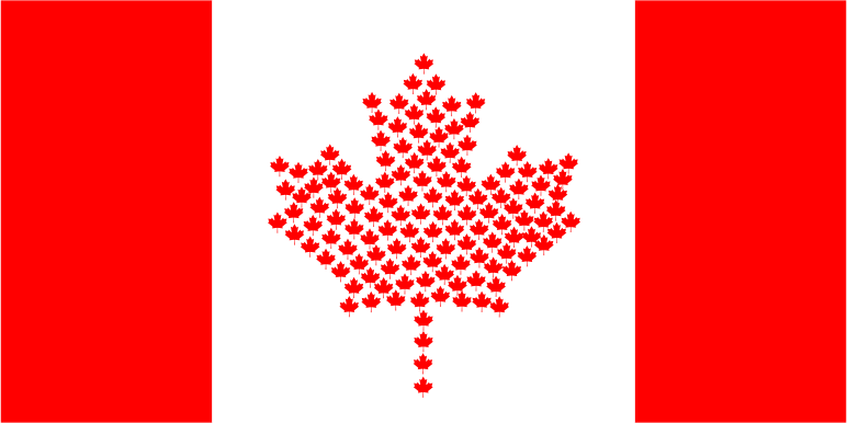 Canada Flag Fractal