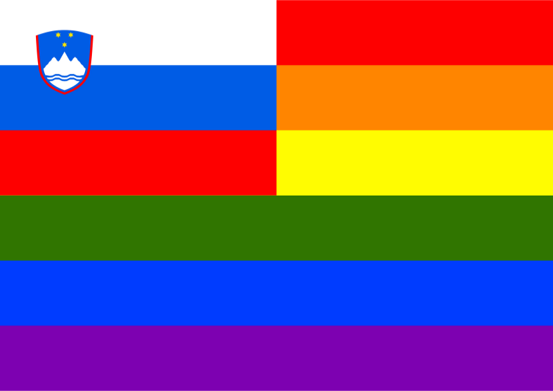Rainbow Flag Slovenia