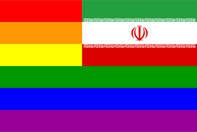 The Iran Rainbow Flag
