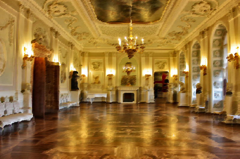 Surreal St Petersburg Palace Interior