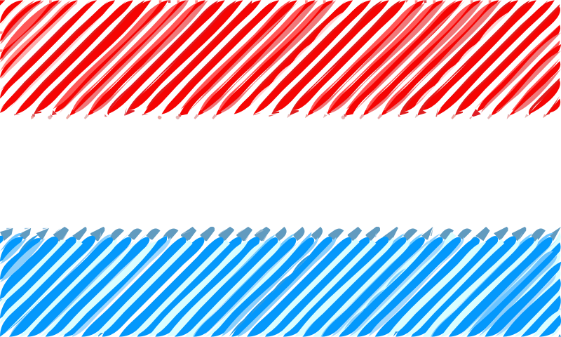Luxemburg flag linear