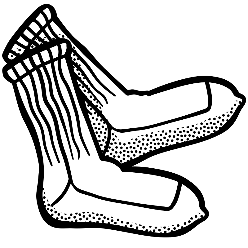 socks - lineart