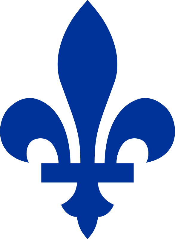 Fleur de lis du drapeau du Québec