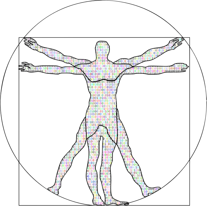 Prismatic Binary Vitruvian Man