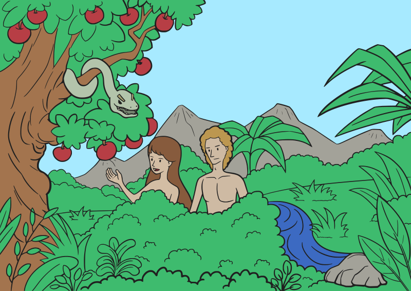 Adam and Eve Colour
