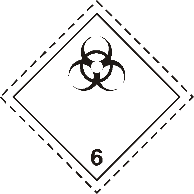 ADR pictogram 6.2-Infectious substances