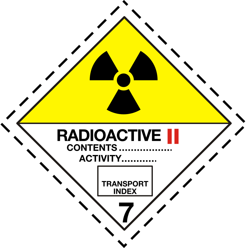 ADR pictogram 7b-Radioactive