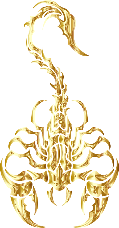Sleek Tribal Scorpion Gold