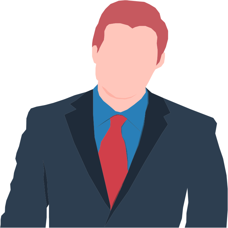 Faceless Male Avatar In Suit 2