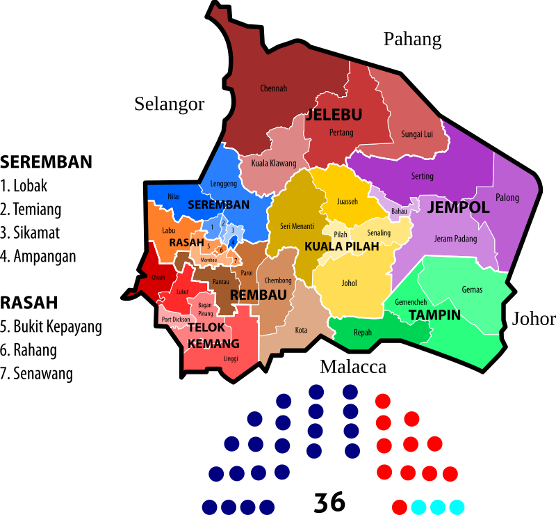 Negeri Sembilan State Legislative Assembly Constituencies (2013)