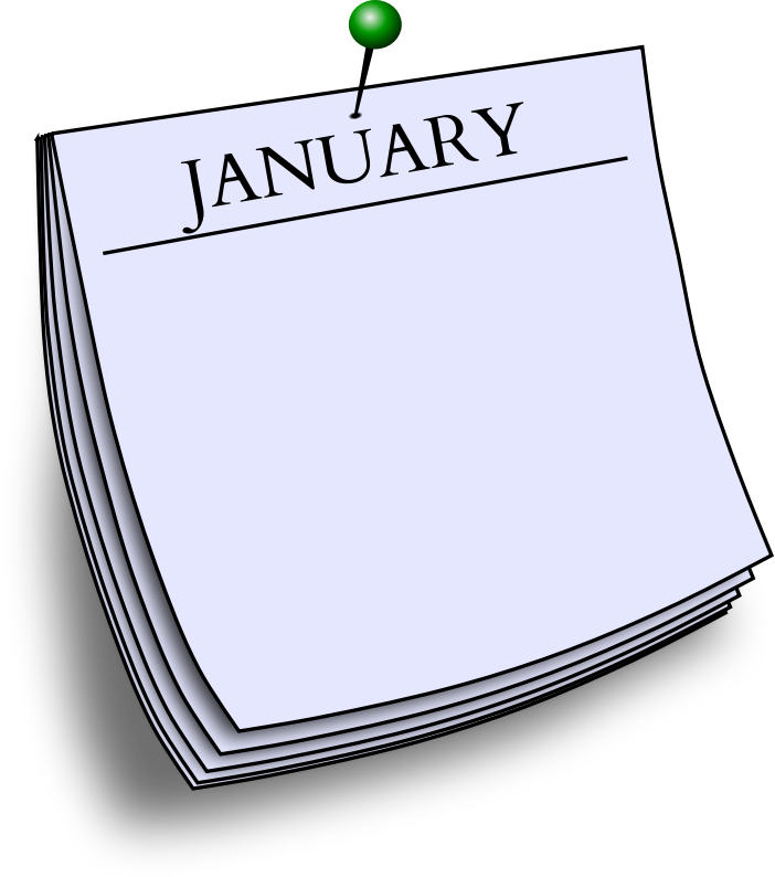 Monthly note - January