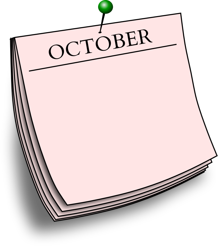 Monthly note - October