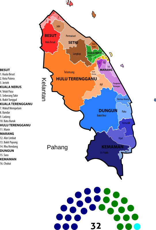 Terengganu State Legislative Assembly Constituencies (2013)