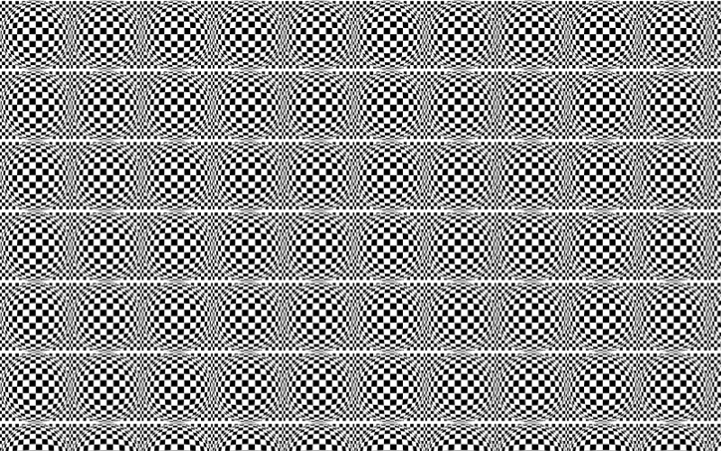 Seamless Distorted Checkerboard Pattern
