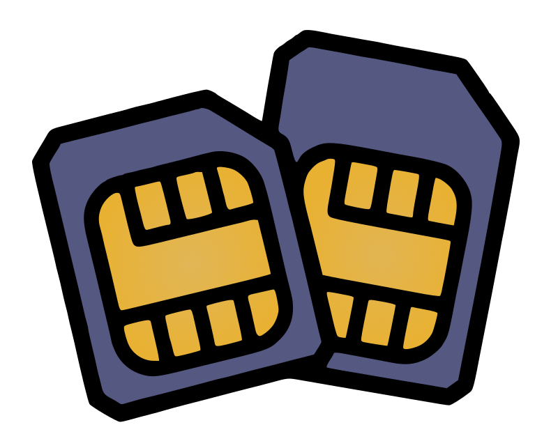 Two SIM Cards - Colour