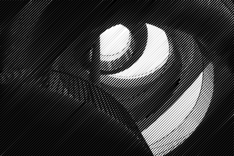 halftone staircase
