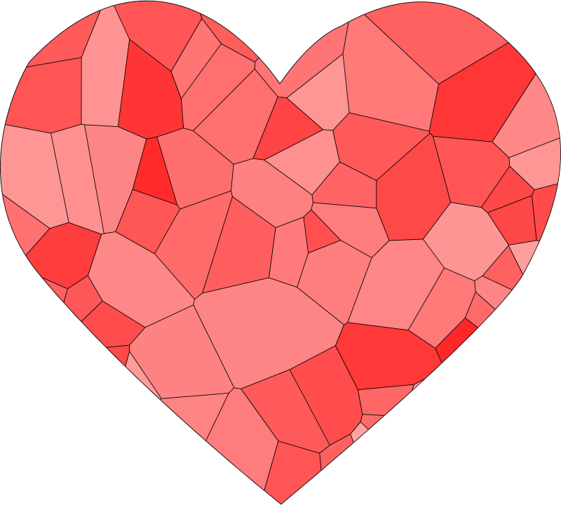 Voronoi heart