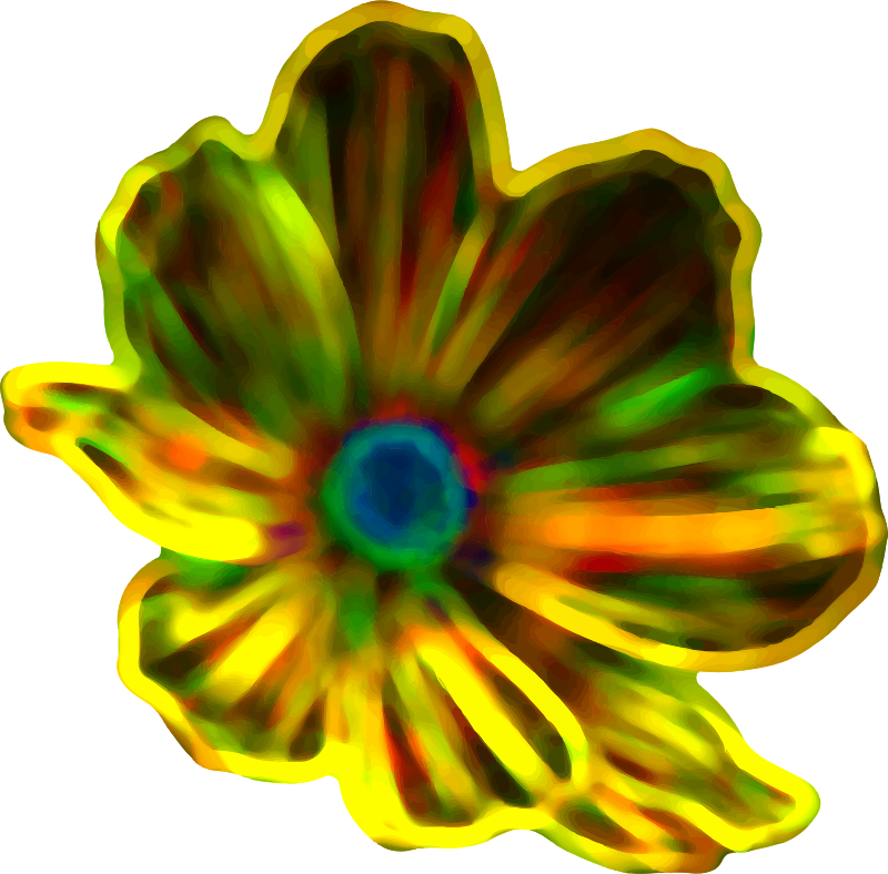Neon flower (colour 2)