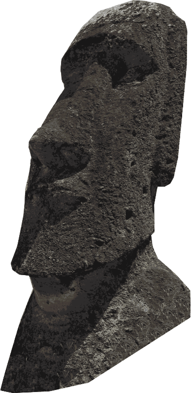 Realistic Moai