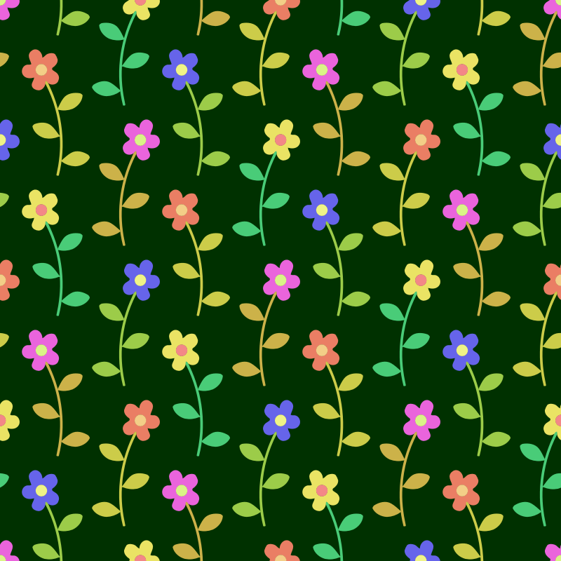 Floral pattern 8 (colour 2)