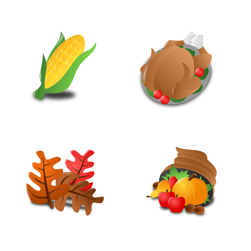 Thankgiving Icon Set Collection