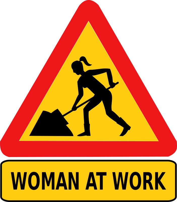Woman at work