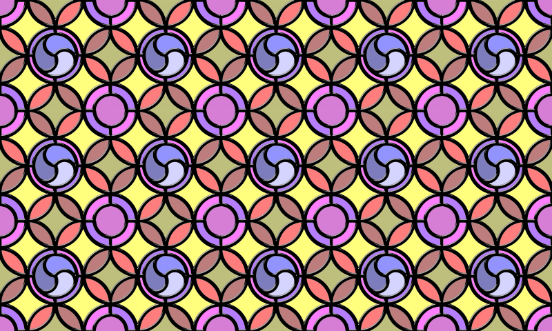 Leaded glass background (colour 6)
