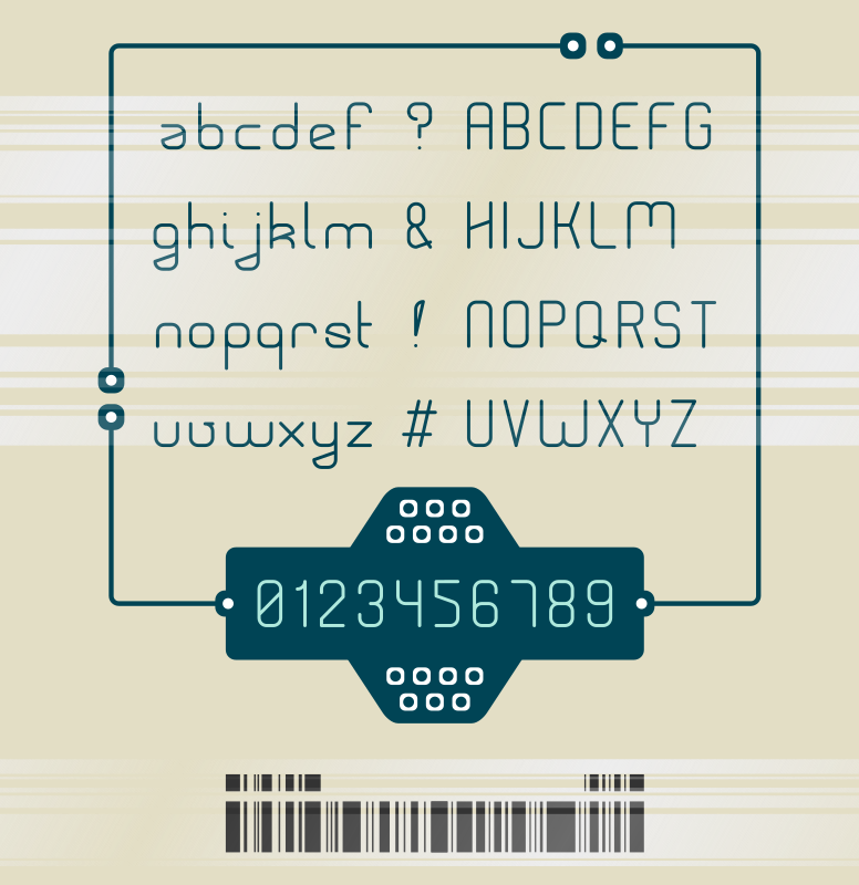 Rouded-1 typeface