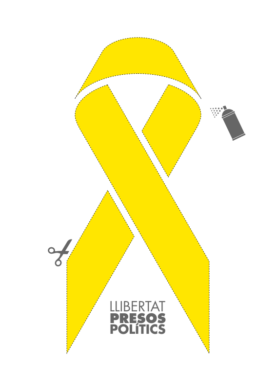 Yellow Ribbon Stencil