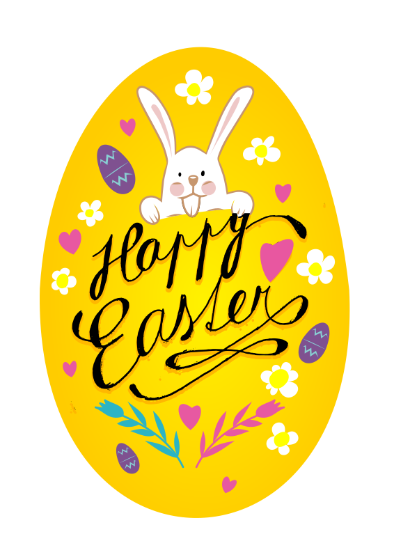 Happy Easter! Greeting card