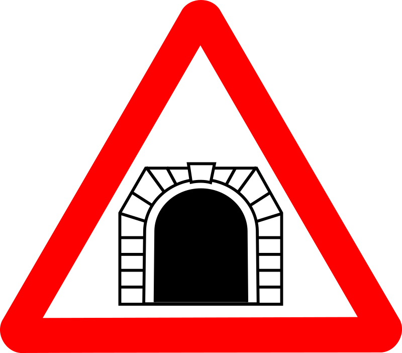 Roadsign tunnel