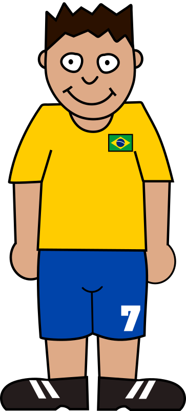 Football player brasil
