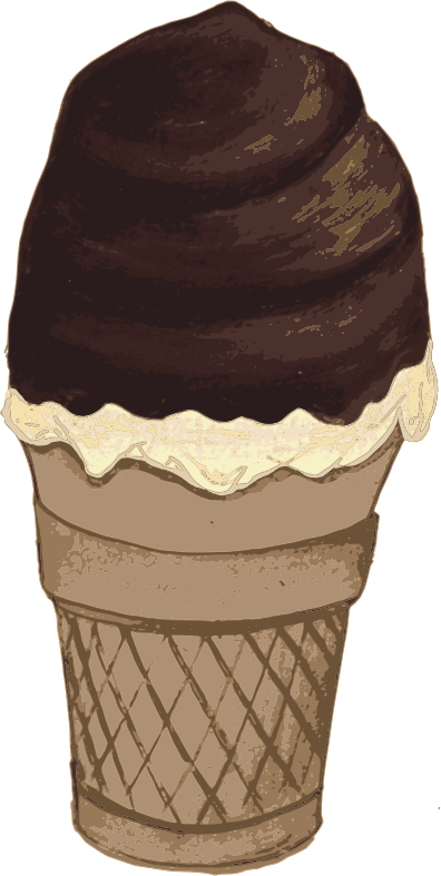Chocolate Dip Vanilla Ice Cream