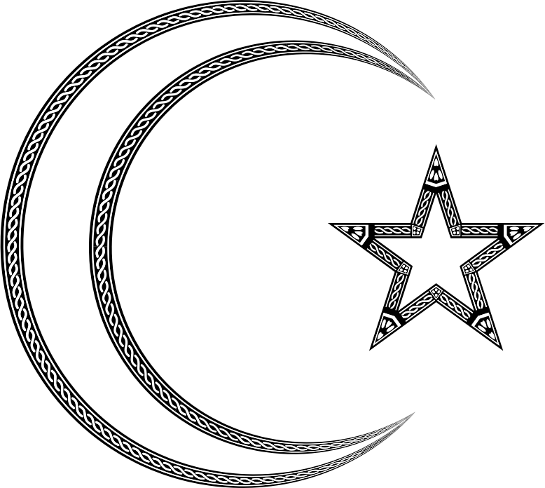 Decorative Chain Crescent And Star