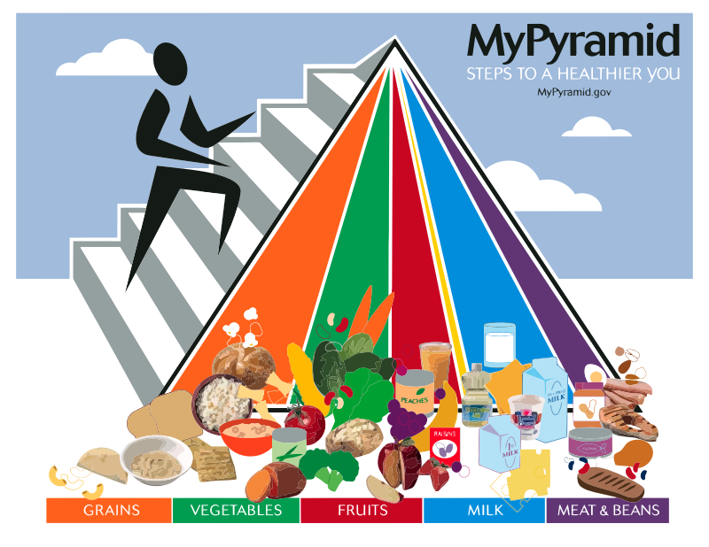 My Pyramid Food Poster USDA