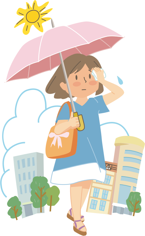 Woman with umbrella (#1)