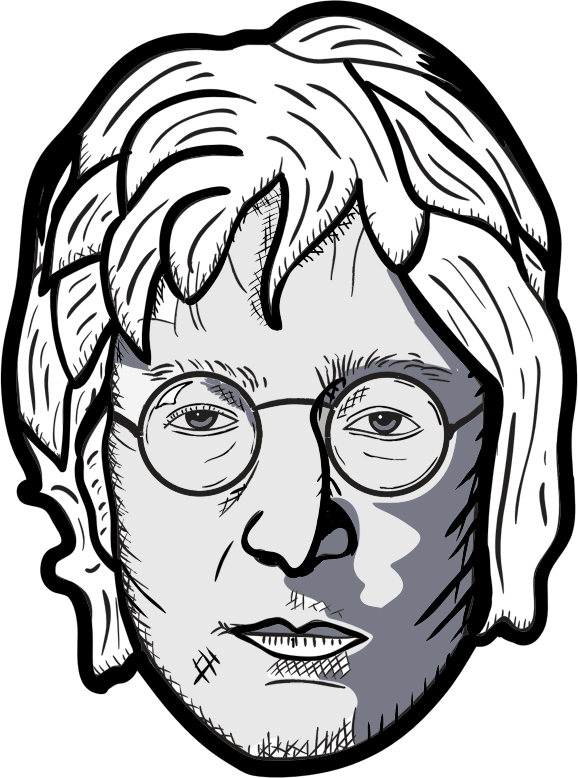 John Lennon Portrait By blambasa