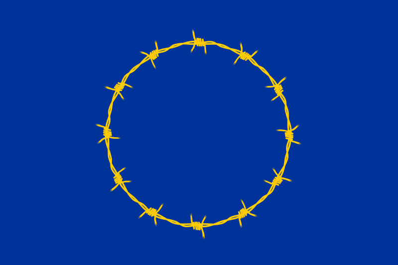 Flag of Fortress Europe, Eurpean Union EU