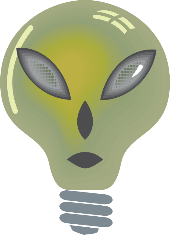 alien light bulb