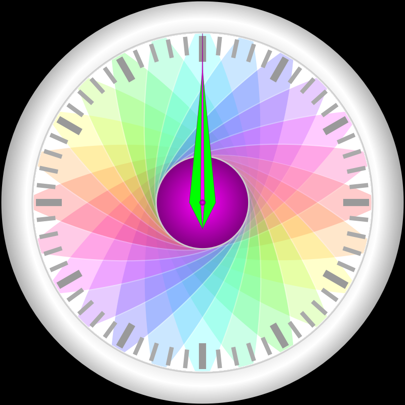Yet another animated clock