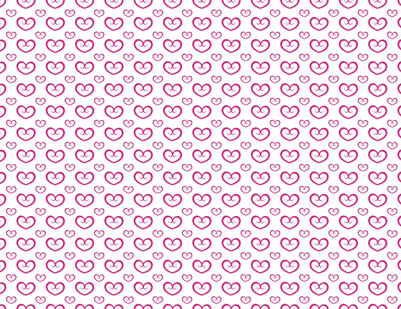 Love hearts pattern
