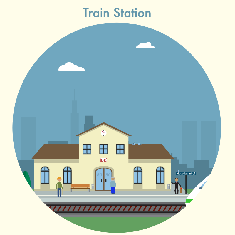 2D Train Station