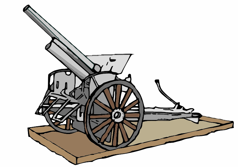 A Field gun from the 2nd world war