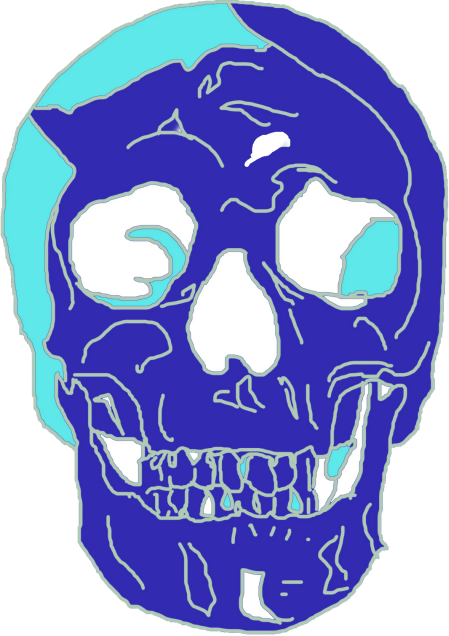 Skeletal Blue