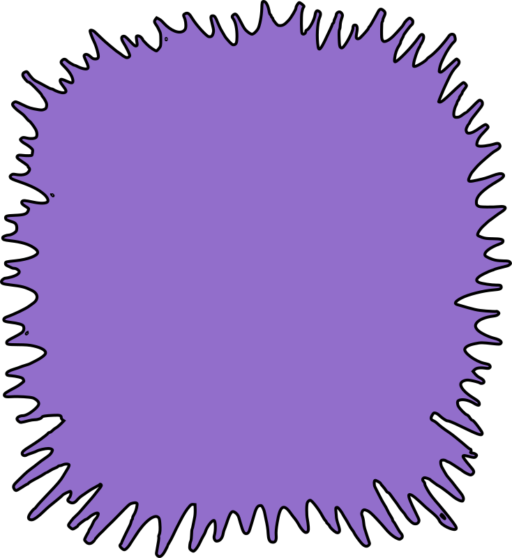 Organic Purple Splat