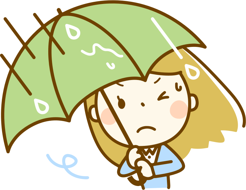 Woman with umbrella (#2)